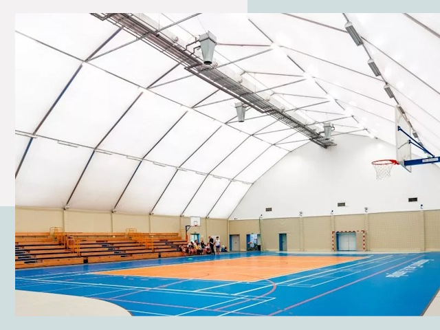 Строительство спортивных залов в Кимовске