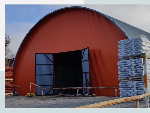 Полукруглые ангары по цене от 618 руб. в Кимовск