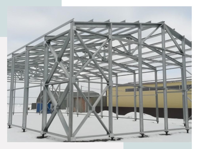 Каркасные ангары в Кимовске