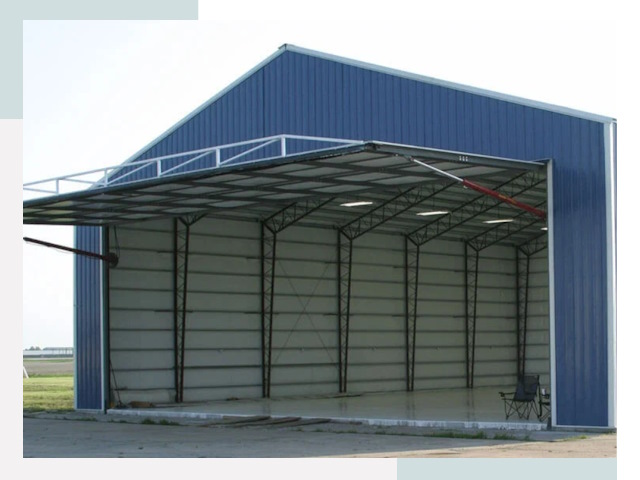 Прямо стенные ангары в Кимовске