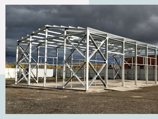 Двускатные ангары в Кимовск от 618 руб. за квадрат