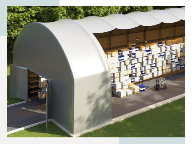 Тентовые ангары в Кимовске