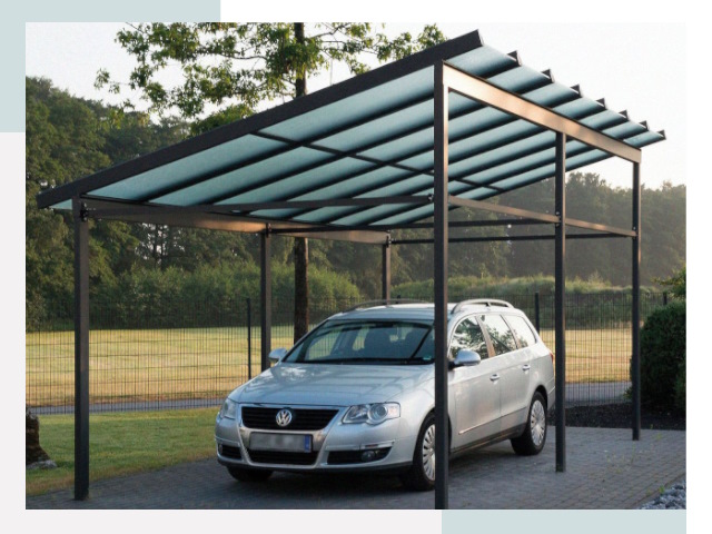 Навесы для автомобилей в Кимовске