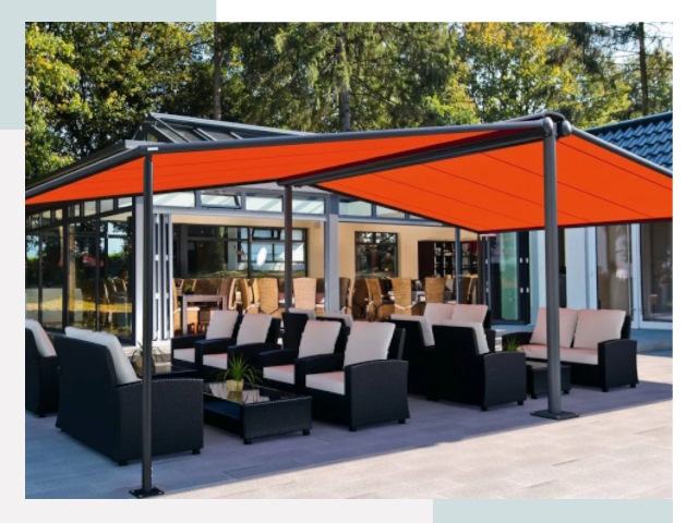 Навесы для кафе и ресторанов в Кимовске