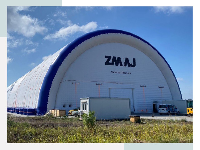 Брендирование ангаров в Кимовске