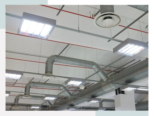 Вентиляция ангаров в Кимовске