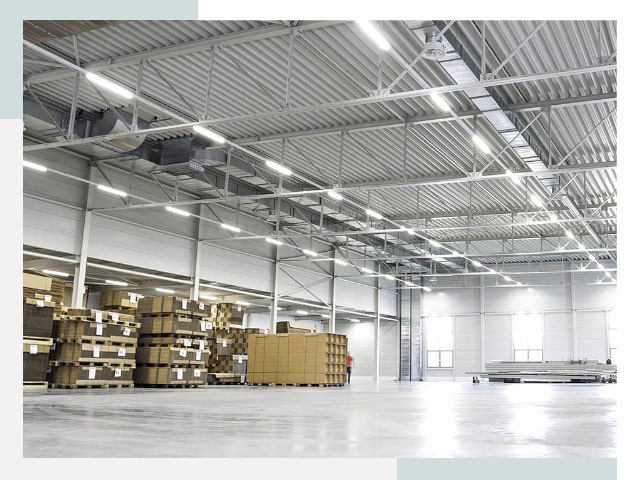 Освещение ангаров в Кимовске