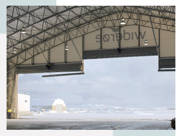 Ворота для ангаров в Кимовске