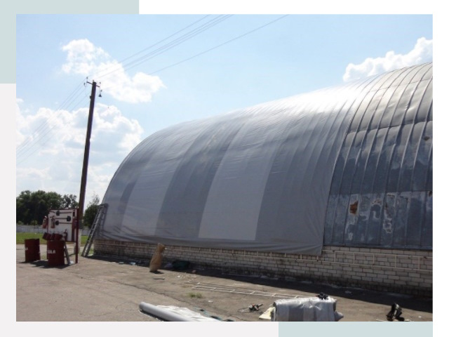 Ремонт ангаров в Кимовске