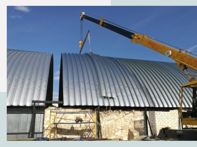 Реконструкция ангаров в Кимовске от 618 руб.