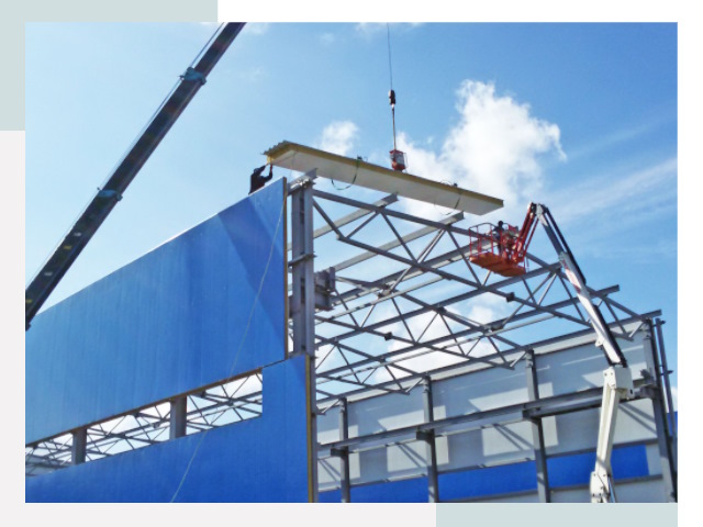 Монтаж сэндвич-панелей в Кимовске