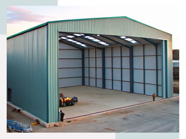 Строительство ангаров в Кимовске