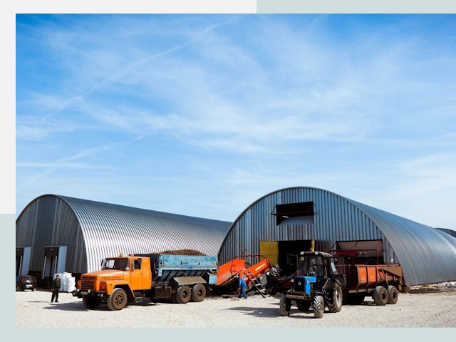 Ангары для спецтехники в Кимовске